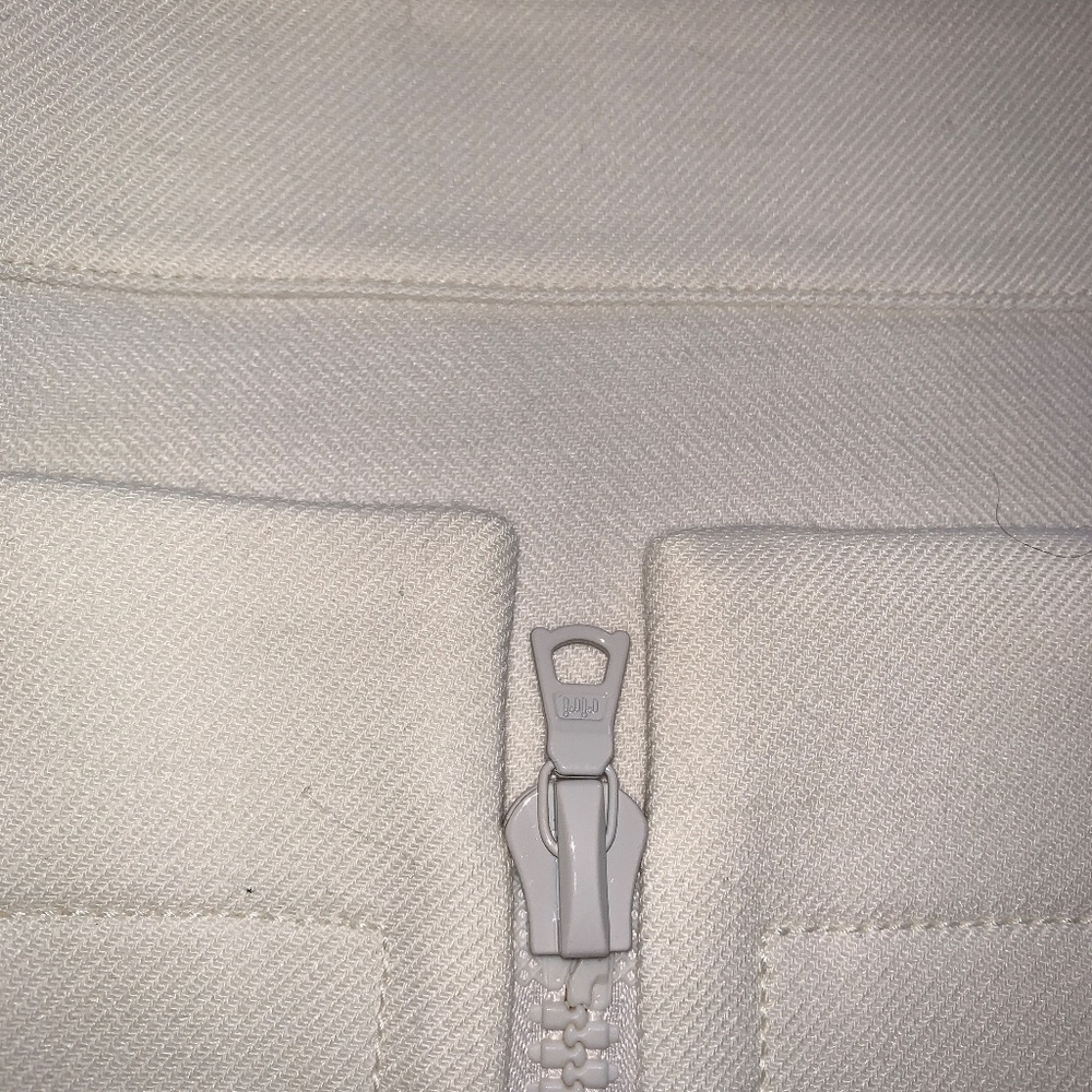 A-K-R-I-S *punto NEW Cream wool blend zip up coat, 14 - Picture 4 of 6